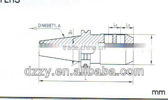 DIN69871 side lock holder