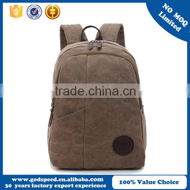 cheap and durable canvas backpack for middle school student