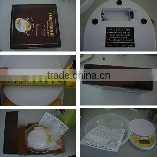 High Quality 5KG kitchen Digital Weighing Scales for home use or person