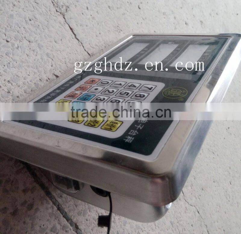 2016 laest Hot Selling 4 Key Stainless Weight Indicator /steel price weighing indicator