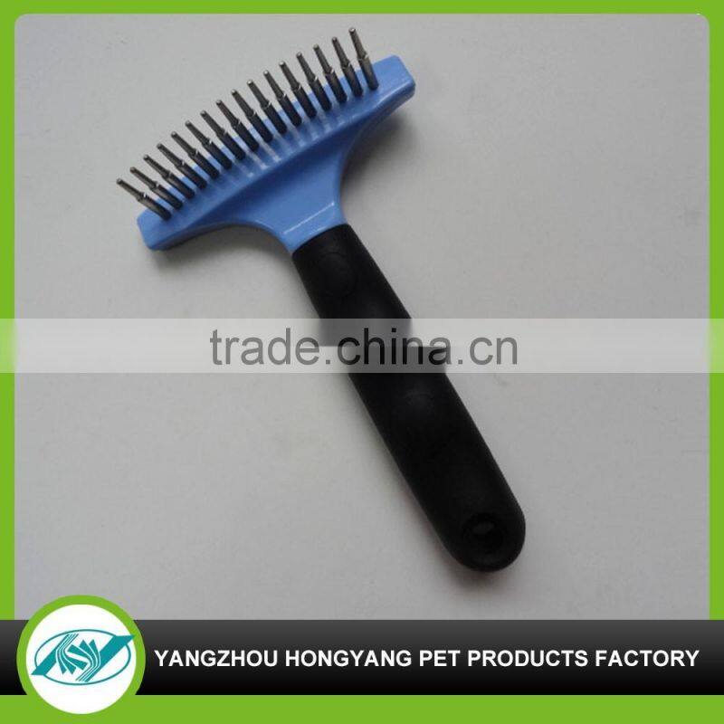 Dog cutting brush comb that cuts hair