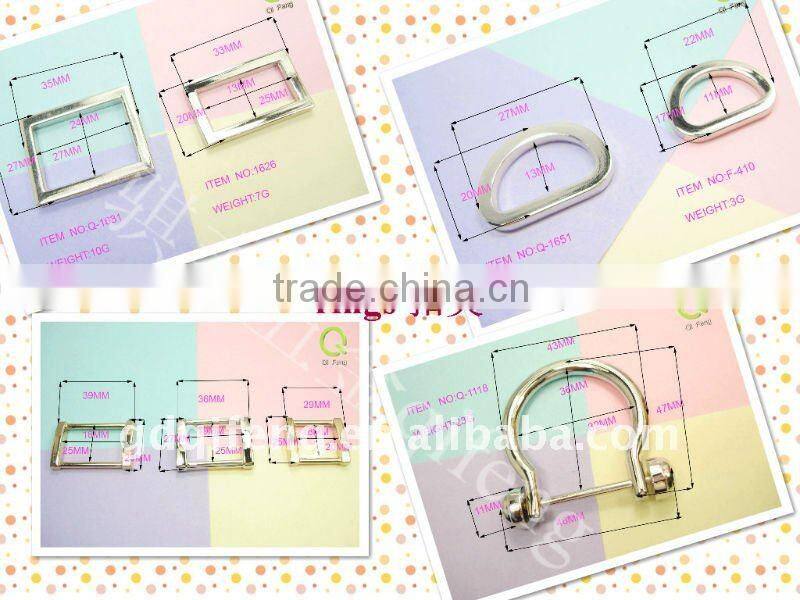 iron buckle for bag for 1 1/2"