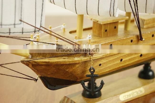 wooden ship model