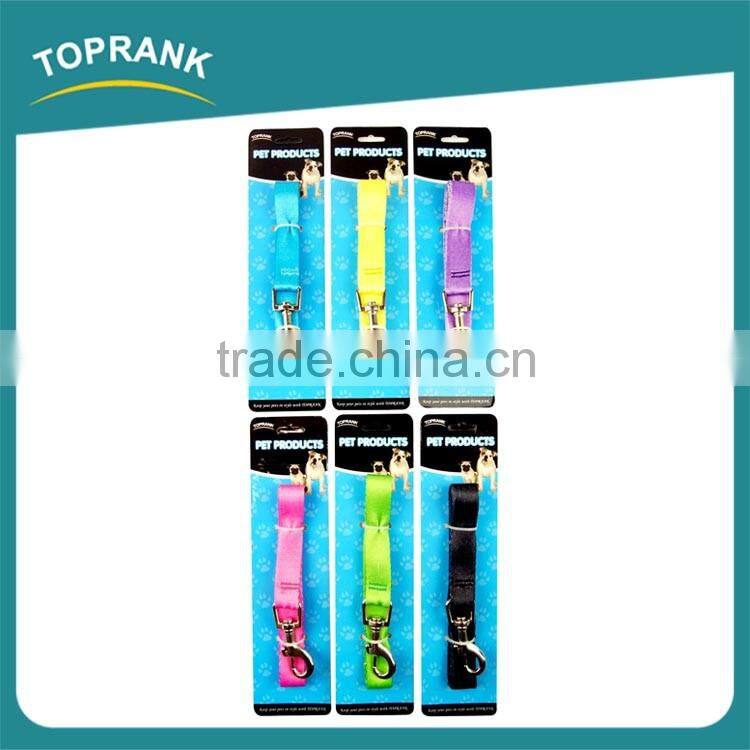 Custom color pet dog slip leads plain dog show leads