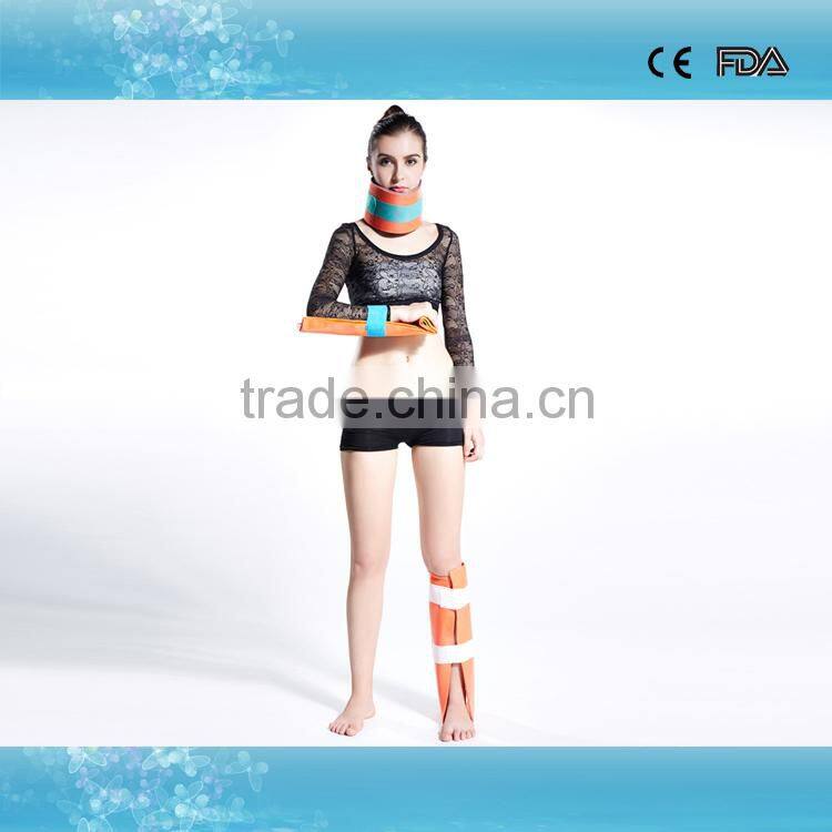 Universal medical fracture splint multi-function roll splint for limbs and neck fixing