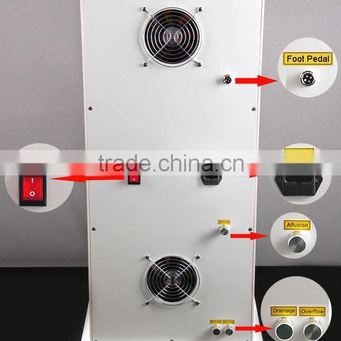 Professional 3in1 Q switch nd yag laser bipolar rf laser hair and tattoo removal