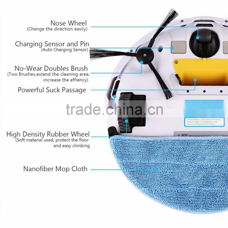 ILIFE V5 Intelligent Robotic Vacuum Cleaner Robotic margic Floor washing Cleaner mop cleaner