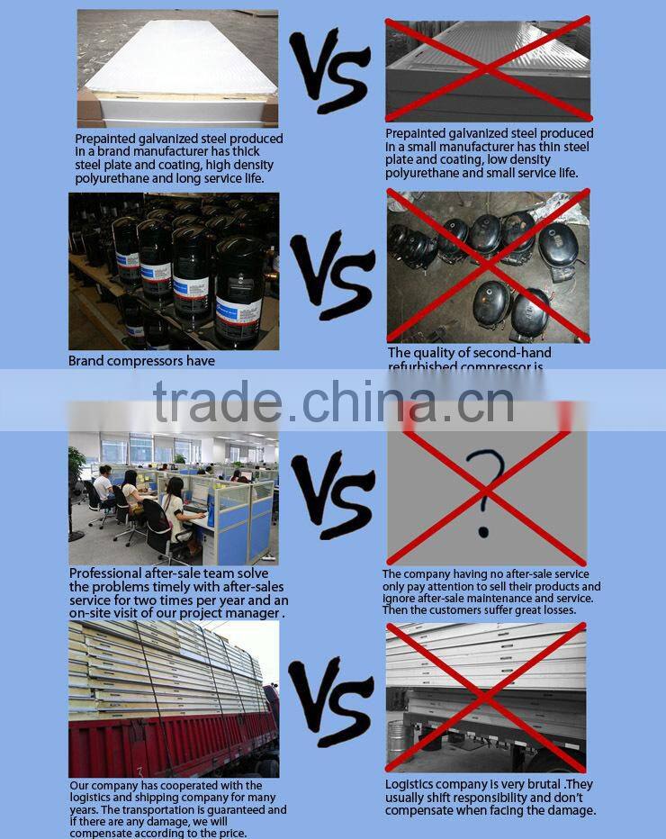 Vegetable and Fruit Cold Storage Freezer Cold Room