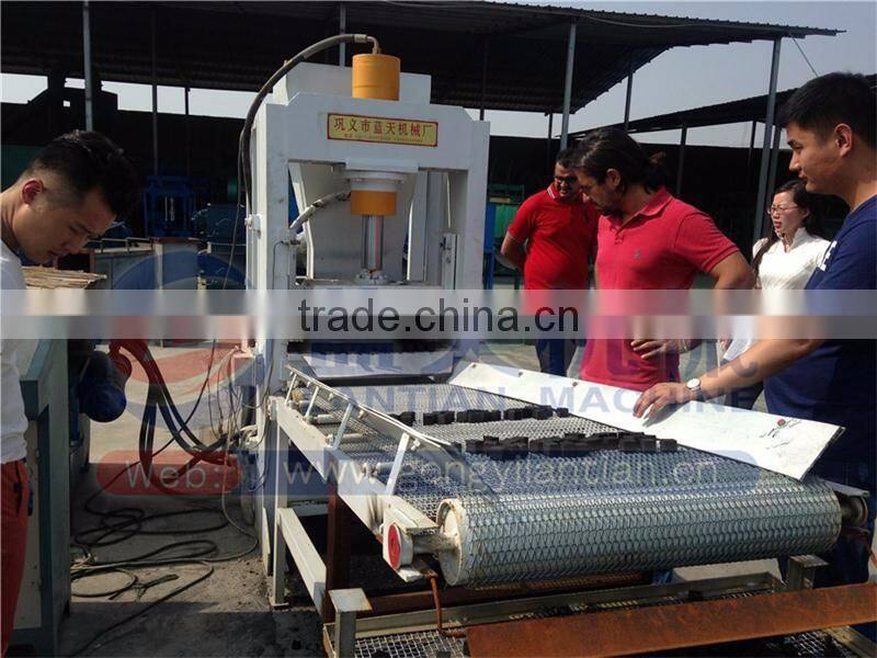 Big capacity high density CE approved coconut shell charcoal briquette machine