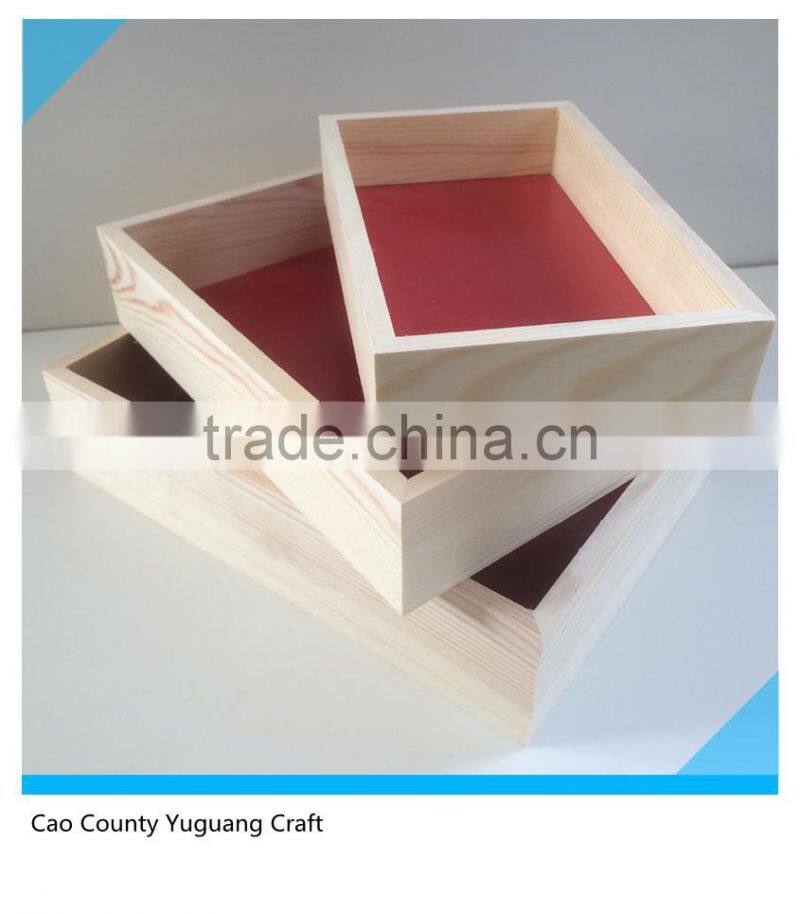 selling handmake wooden box heart-shape