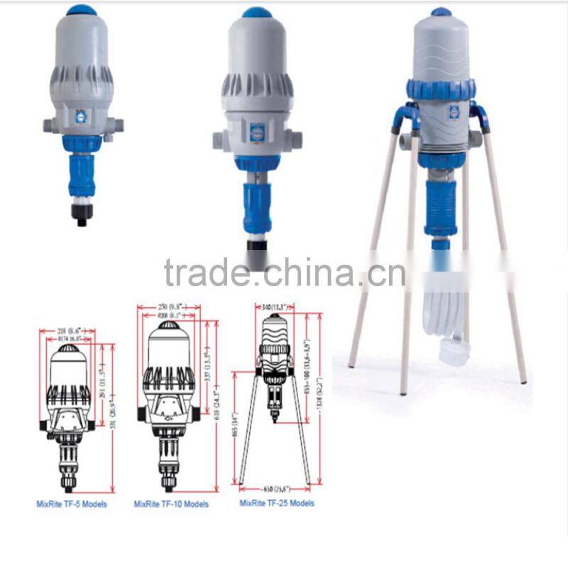 Manual lawn fertilizer spreader for drip irrigation