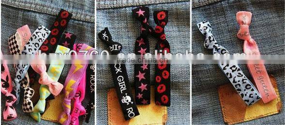 hair accessories knotted skull print hair tie
