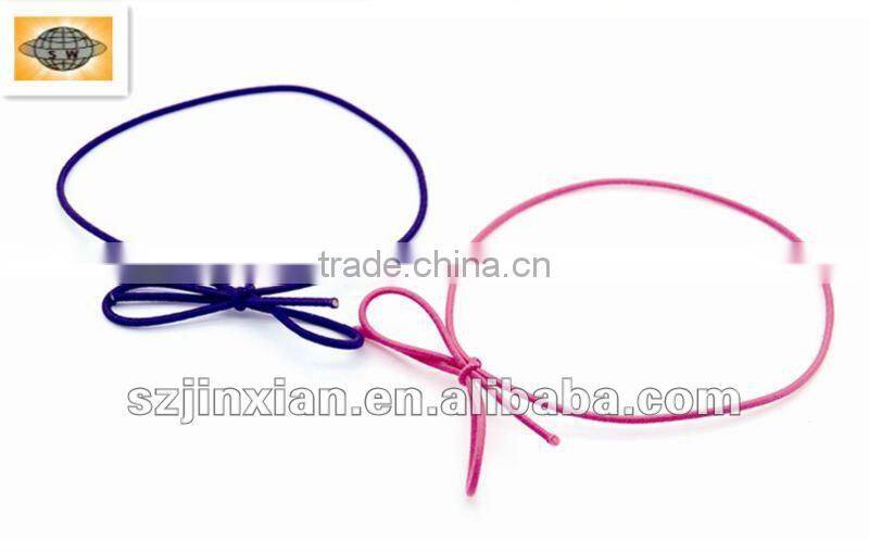 Colorful Elastic Gift Red Ribbon Bow For Wine Bottle