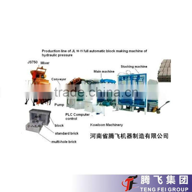 NEW mobile concrete block molding machine QT5-15