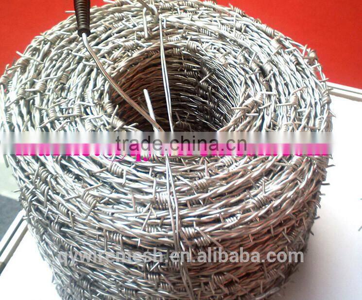 cheap galvanized plastic pvc coated barbed wire/Galvanized Barbed Wire