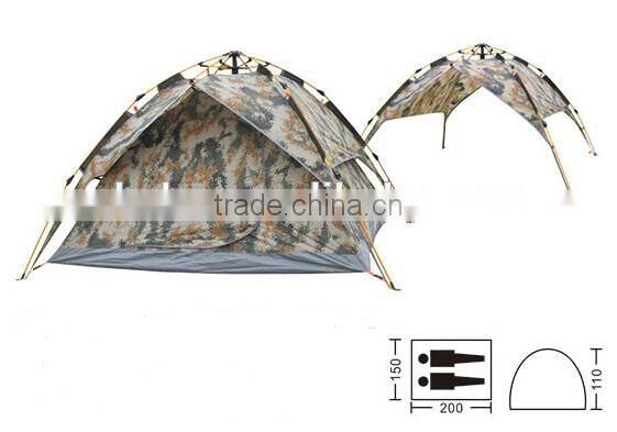 2016 fashional camouflage Outdoor Camping Tent for family travelling