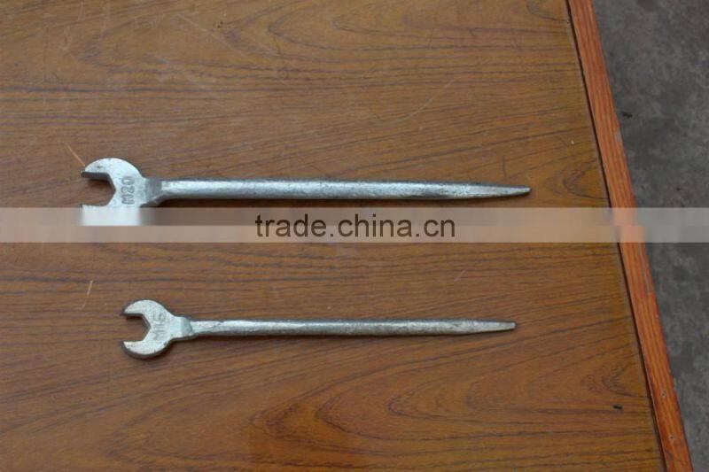 Sharp tail open-end wrench
