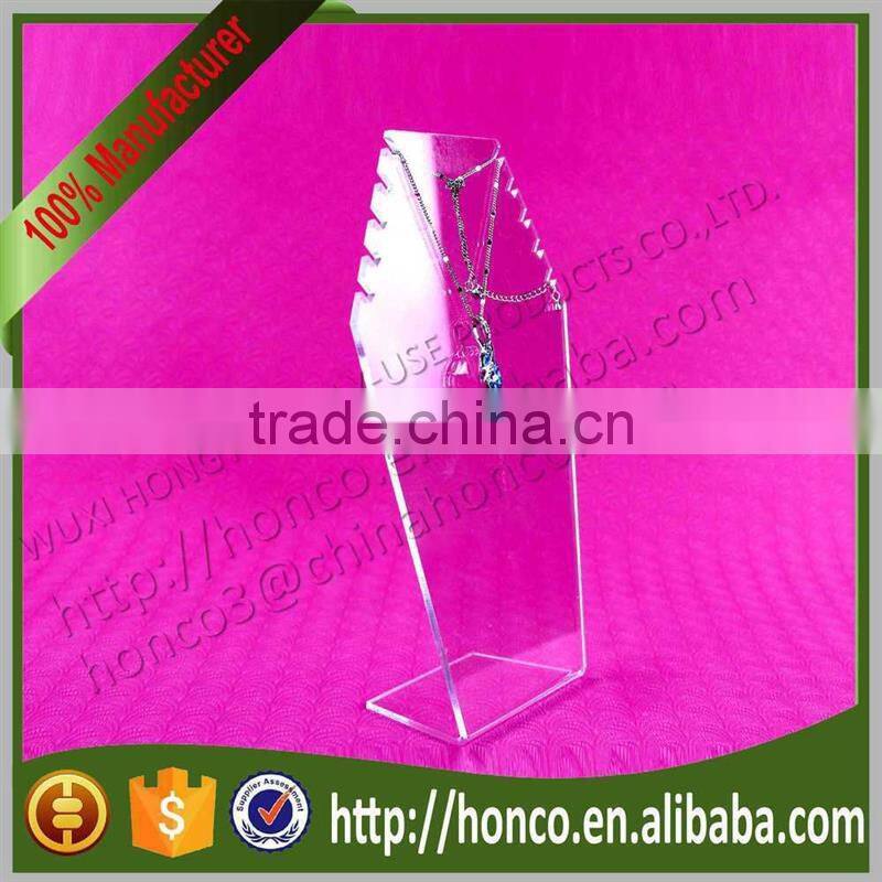 Cheap Price Acrylic Necklace Display Jewelry Stand Rack