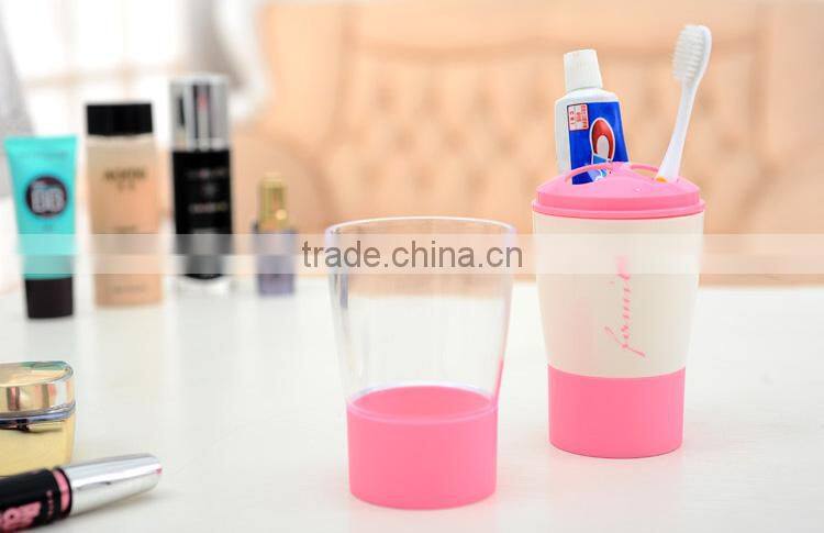 Fashional toothbrush cup and holder sets single --blue 341