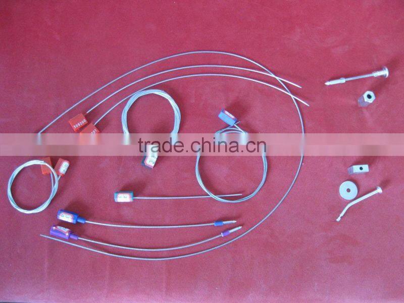 cable sealing grommets, plastic bank security seal, with scannable UPC