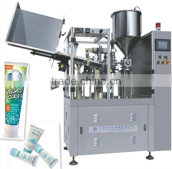 Automatic tube filling and sealing machine/soft tube filling &sealing &packing machine (CE standard)
