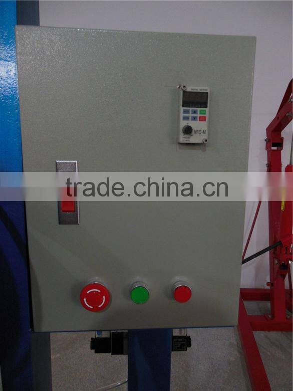 Moveable pneumatic lifting high shear disperser