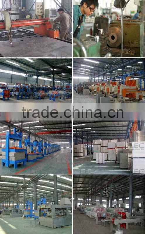 1600mm quick-operating PLC automatic high pressure membrane filter press