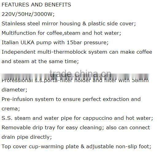 Single Cup Coffee Maker,Coffee Machine Commercial,Espresso Machine (ZQ-3200)