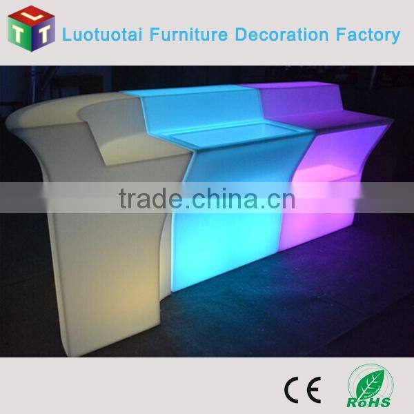 illuminated commercial furniture/led bar counter