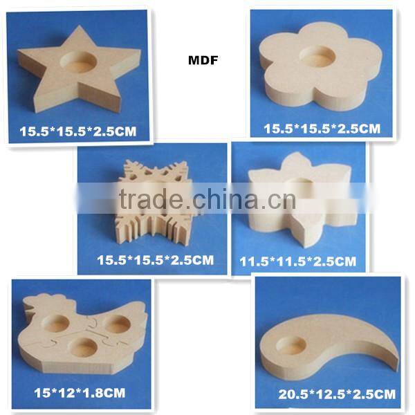 2015 new design natural high quality wood candle stand wholesale craft