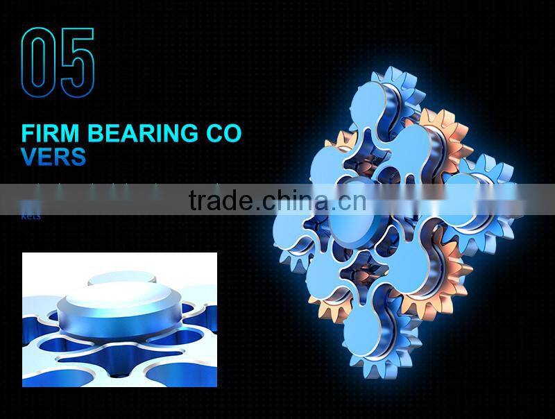 RGKNSE 9 Gear Linkage Hand Spinner 188 Bearing Metal Fidget Spinner Mix Color Match Aluminum alloy Fidget Toy Wind Spinner