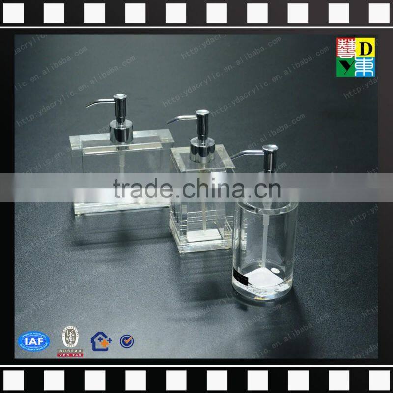 China bathroom accessories cheap 6 pcs acrylic bathroom accessory sets from shenzhen yidong