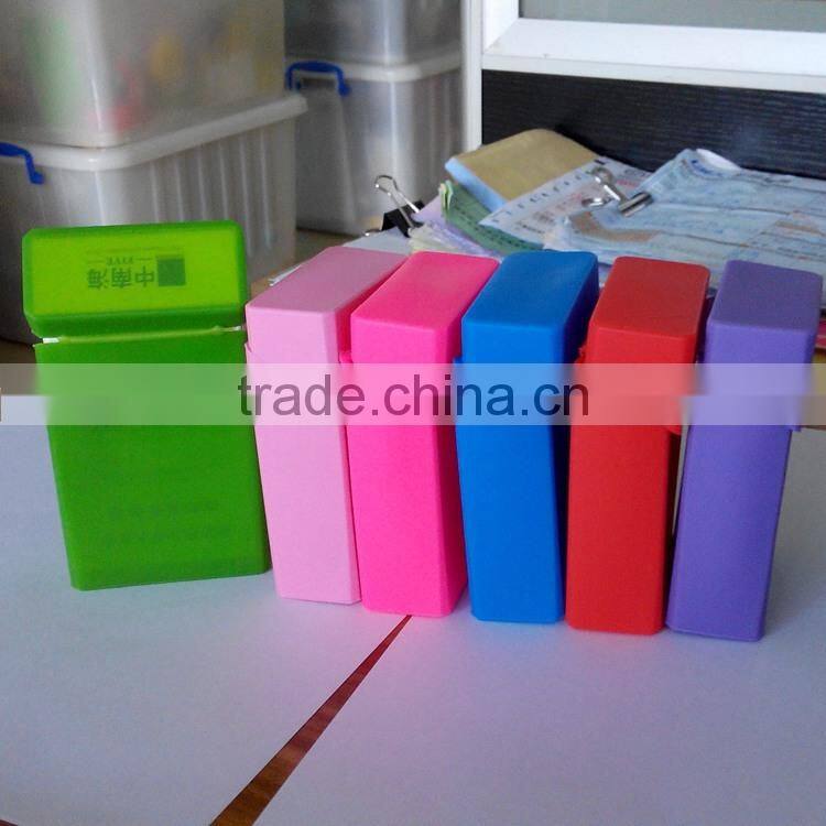 New fashion customized logo silicone cigarette case /colorful non-toxic silicone cigarette case