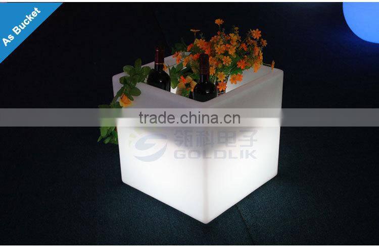 high quality multi color led ice bucket GKC-040GR