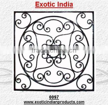 Wrought Iron Wall Decor, Metall Wall Accent, Wall decorative Item