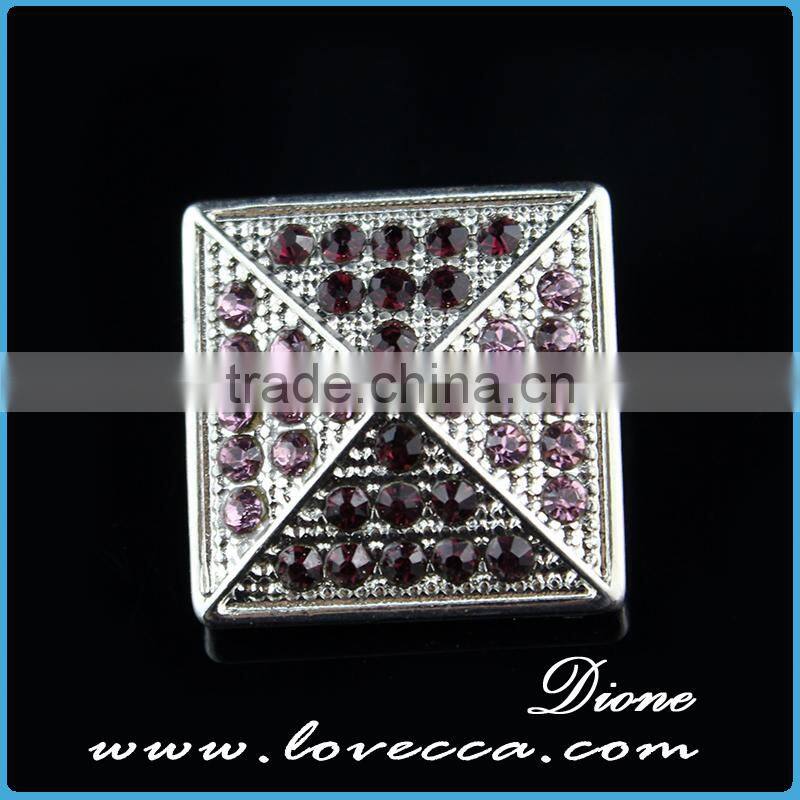 Hot Sale Crystal Beaded Jewelry button interchangeable jewelry