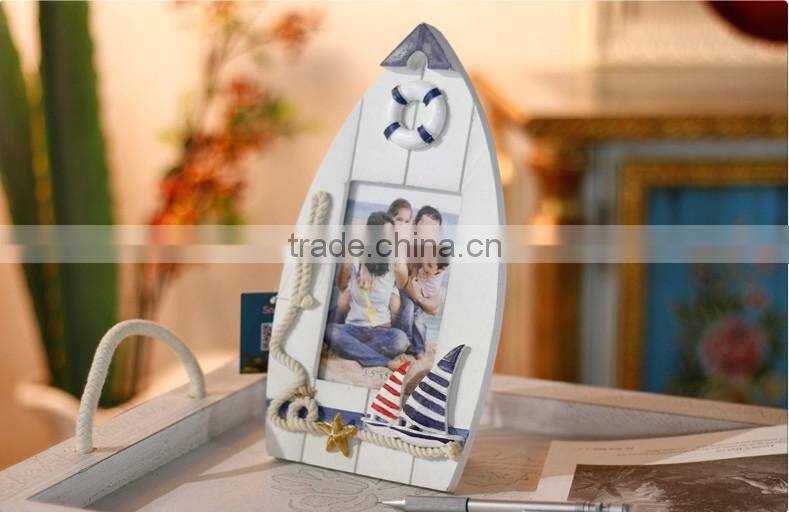 Marine series of children's creative photo frame furnishing articles, Mediterranean style decoration