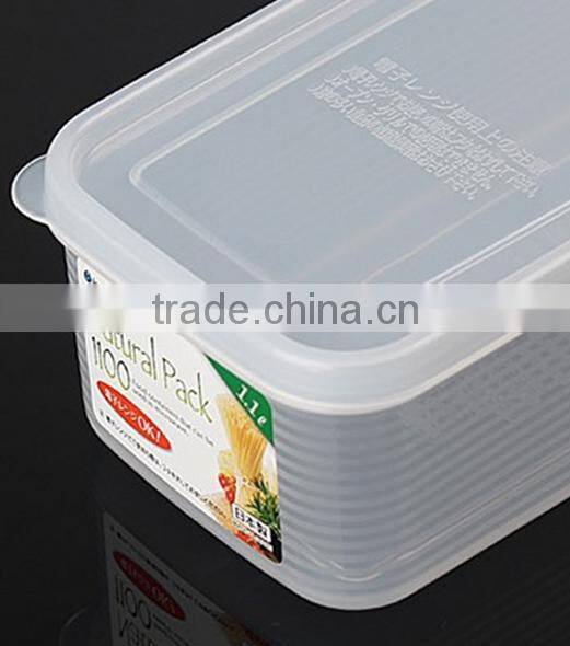 OEM&ODM Square Easy Open And Lock Storage Container/Plastic Pasta Storage Containers