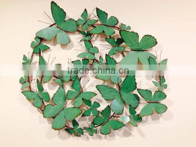 Metal butterfly decor