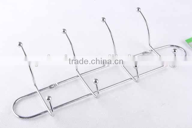 Double row iron beads coat hook