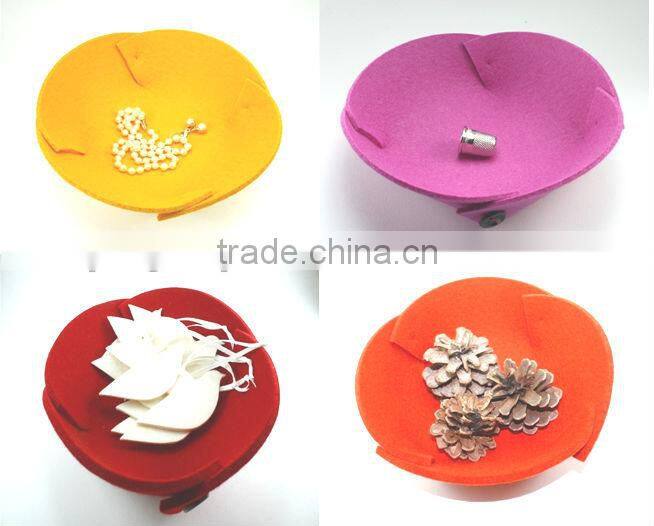 2017 hot sale in China high quality new products fashion graphic design 100% popular handmade felt bag