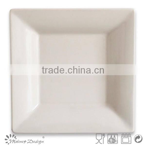 stoneware square plate for restaurant