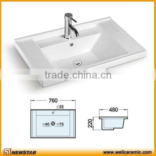 colored bathroom sink