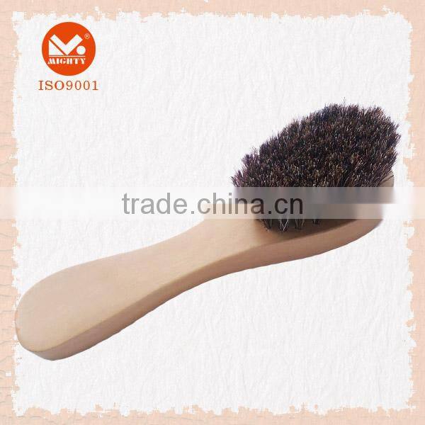 Small Wood Handle Bristle Shoe Polish Brush