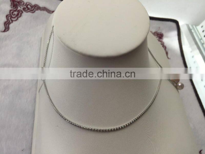 AAA 8-9mm purple raindrop freshwater pearl necklace with silver clasp