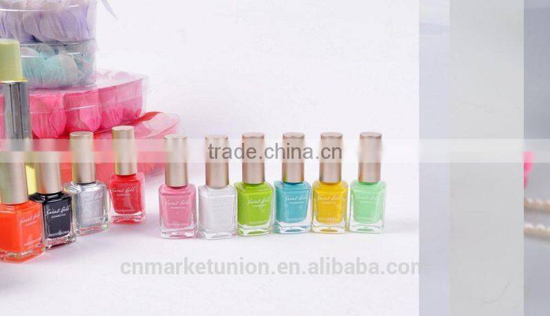 Top gel lady nail polish