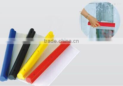car silicone water blade , plastic handle silicone scraper,