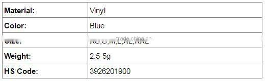 DDSAFETY 2017 Blue Disposable Gloves Vinyl
