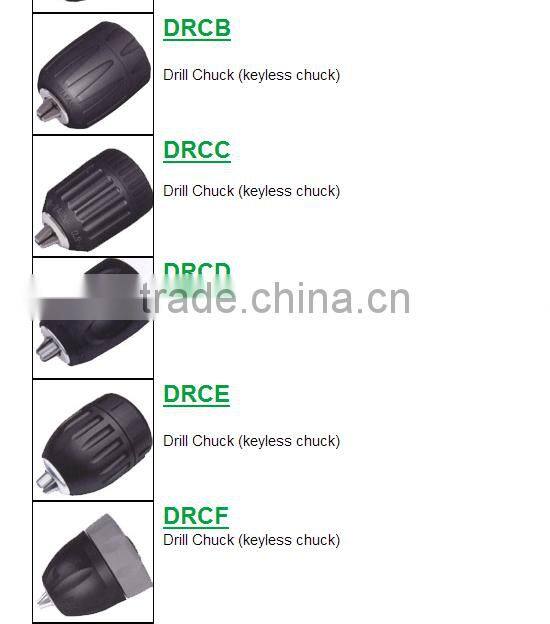 1.0-13mm JT33 Spanner drill chuck clamp Mini electric keyless keytype keyed self tighten light heavy duty