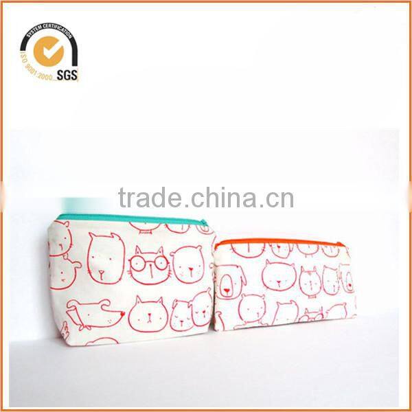 Totoro Zipper Pouch / Camera Bag in Miyazaki's My Neighbor Totoro Mint Polka Dots by Chiqun Dongguan CQ-H03002